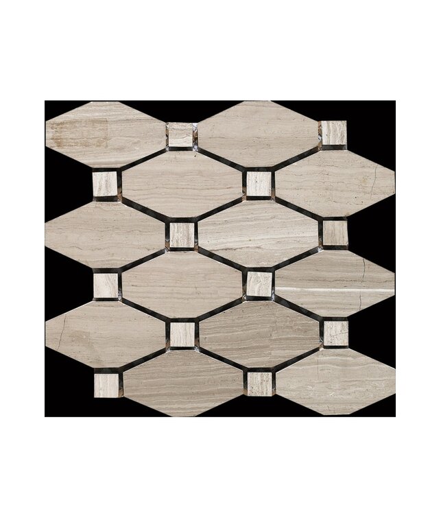 Kellani Marble Mosaic Tile in Honed | Wayfair